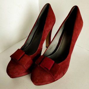 Rosegold Red/Bordeaux Heels